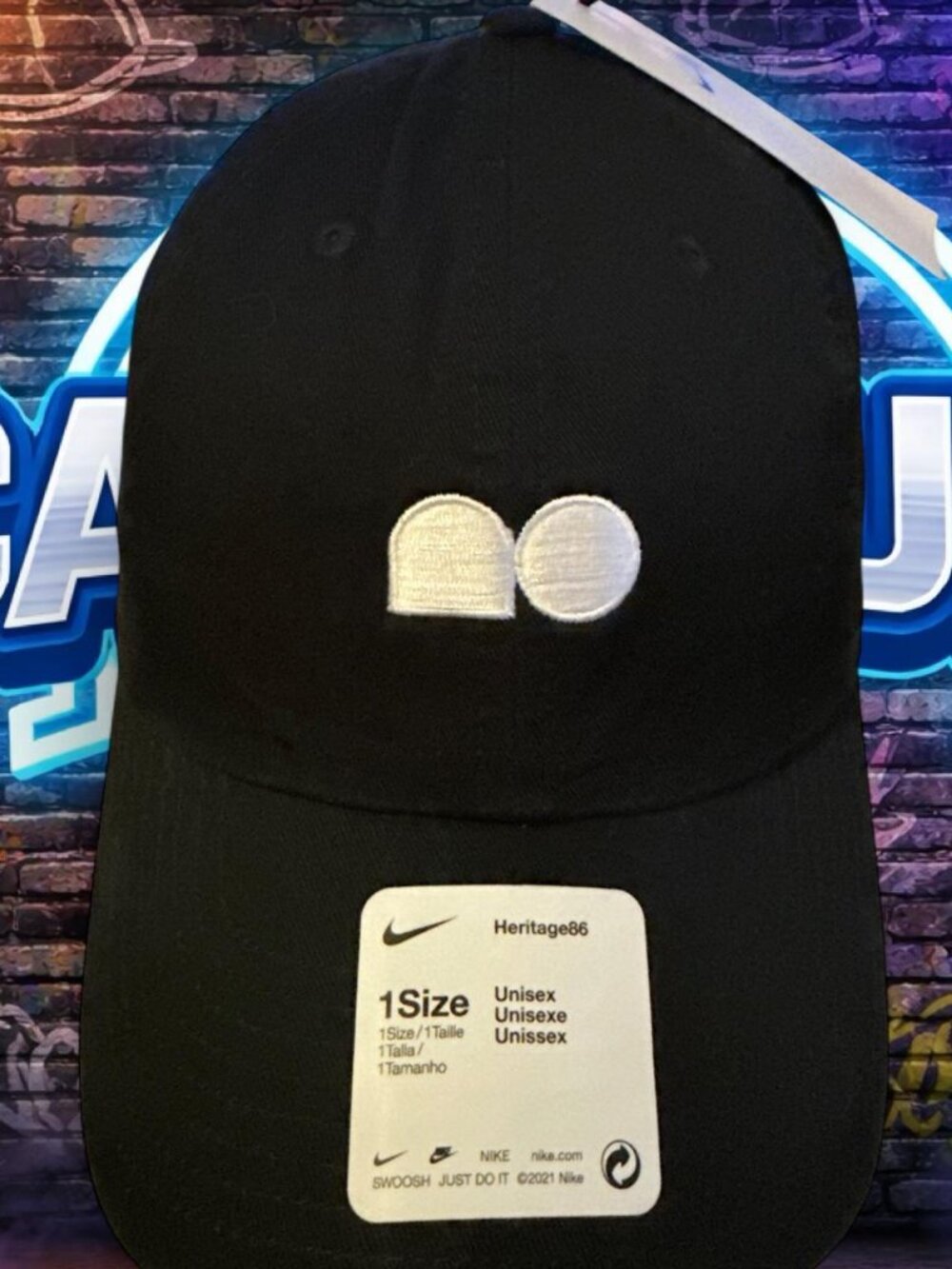 NIKE HERITAGE CAP, UNISEX, ONE SIZE, BLACK, NWT